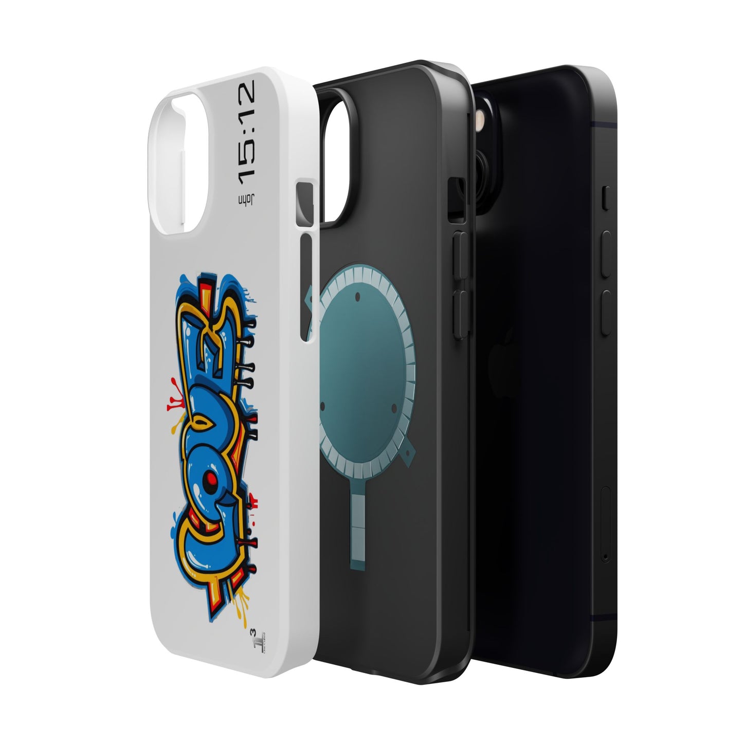 Magnetic Phone Case - Love (White)
