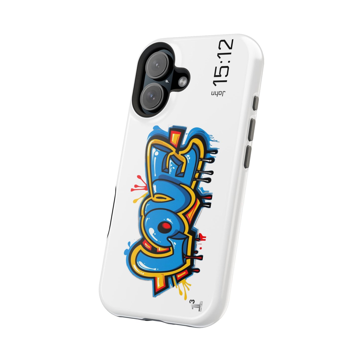 Magnetic Phone Case - Love (White)