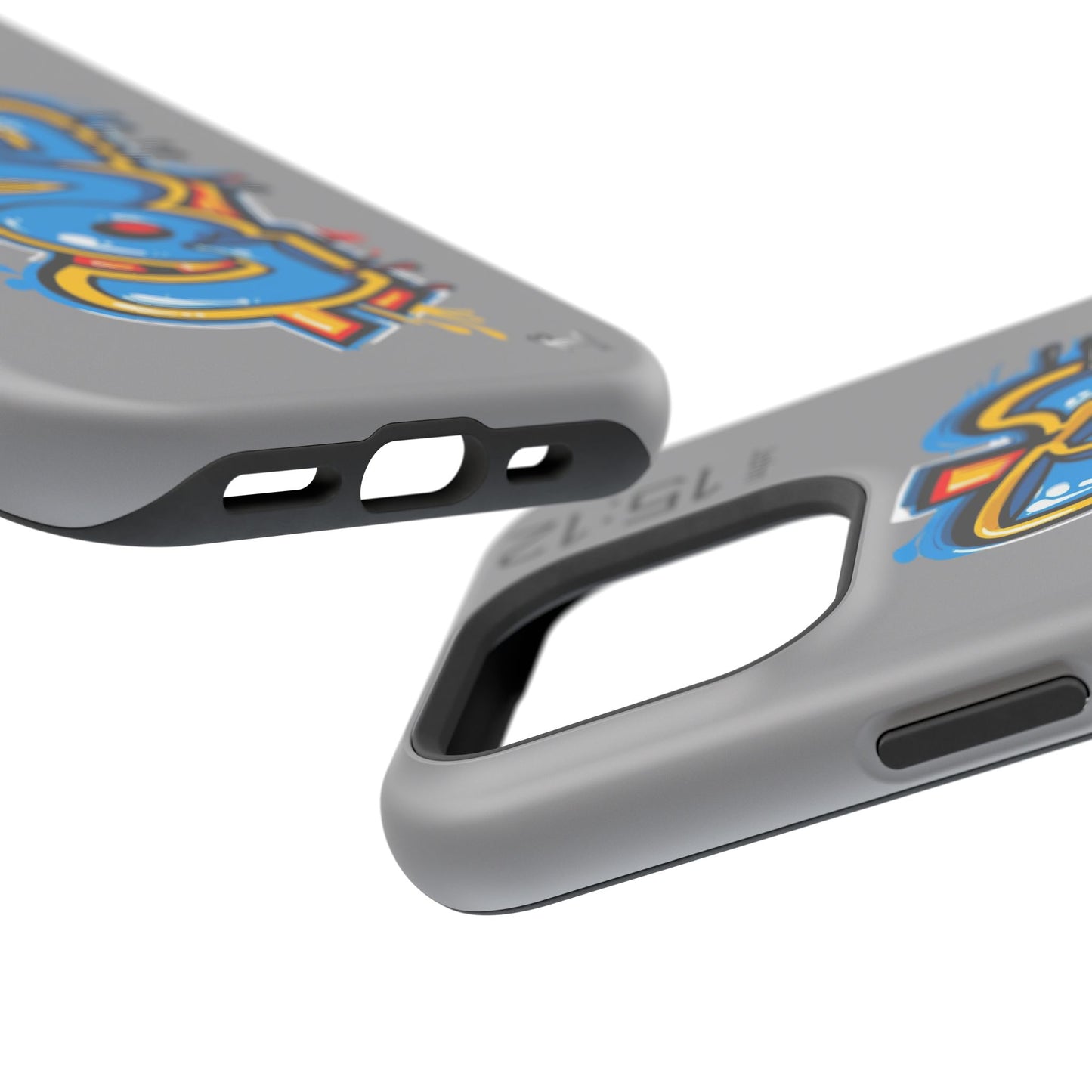 Magnetic Phone Case - Love (Grey)