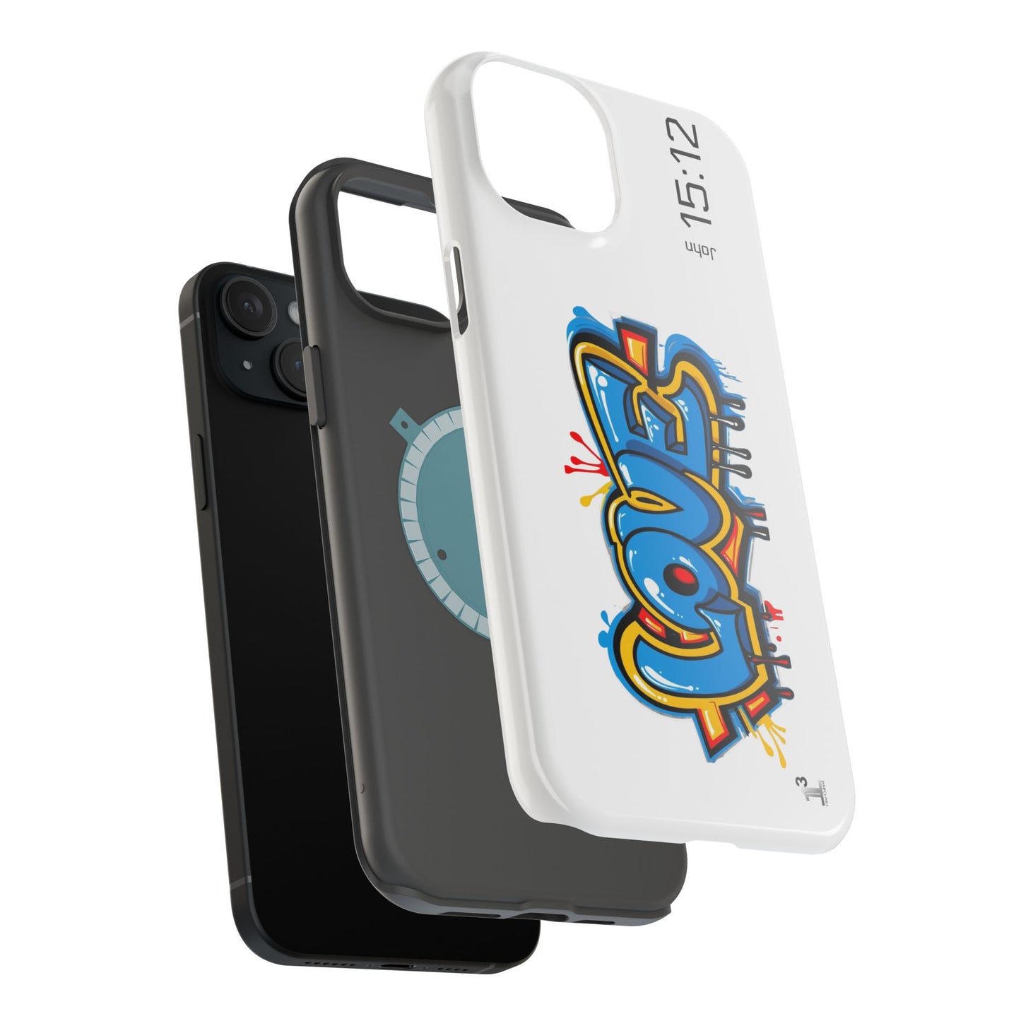 Magnetic Phone Case - Love (White)