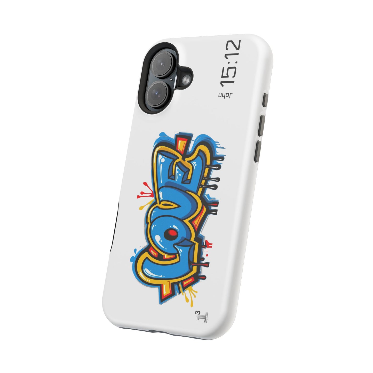 Magnetic Phone Case - Love (White)