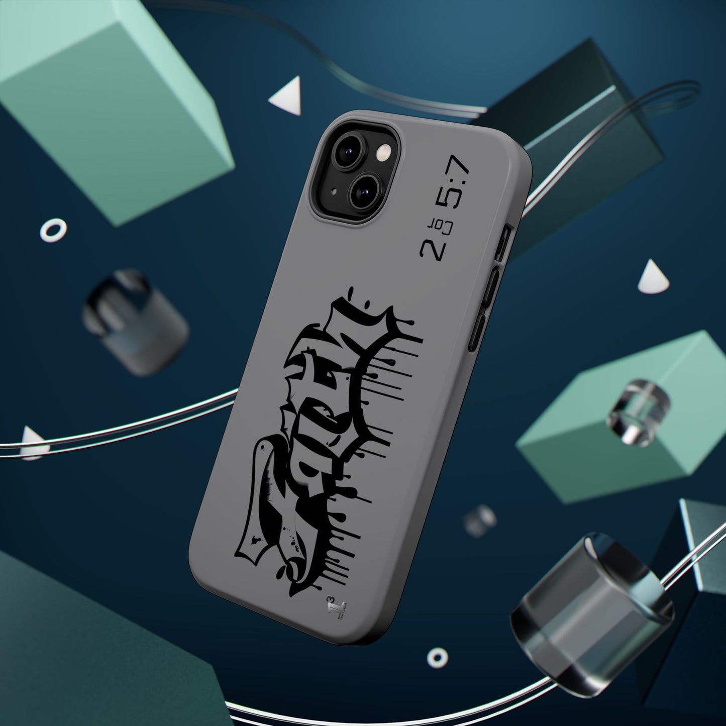 Magnetic Phone Case - Faith (Grey)