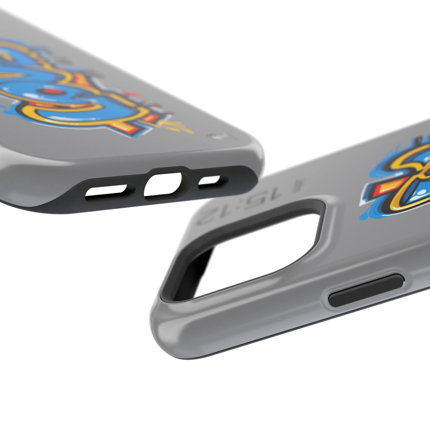 Magnetic Phone Case - Love (Grey)
