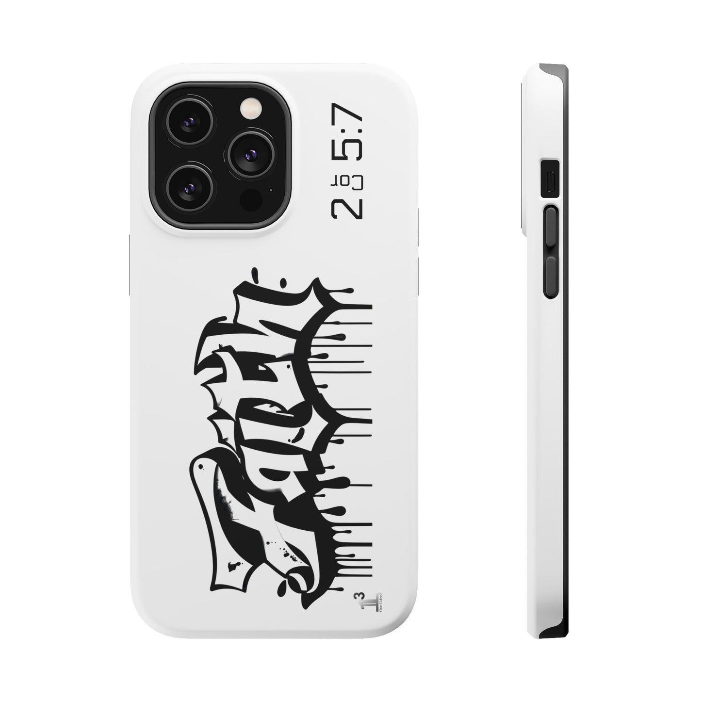 Magnetic Phone Case - Faith (White)