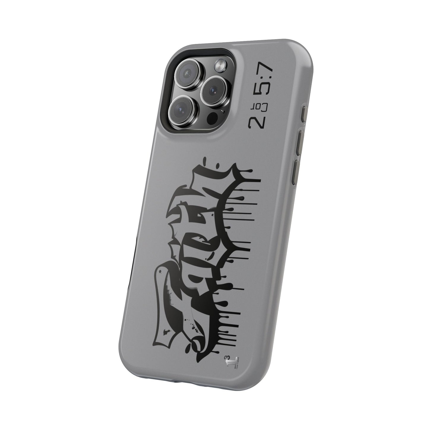 Magnetic Phone Case - Faith (Grey)