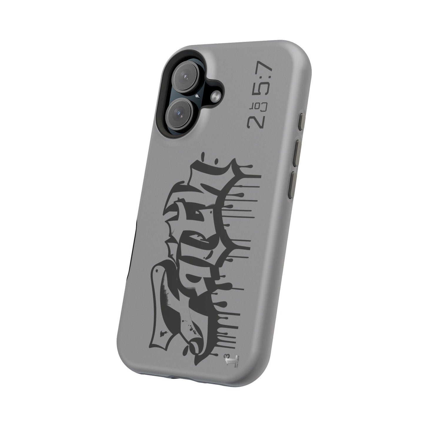 Magnetic Phone Case - Faith (Grey)