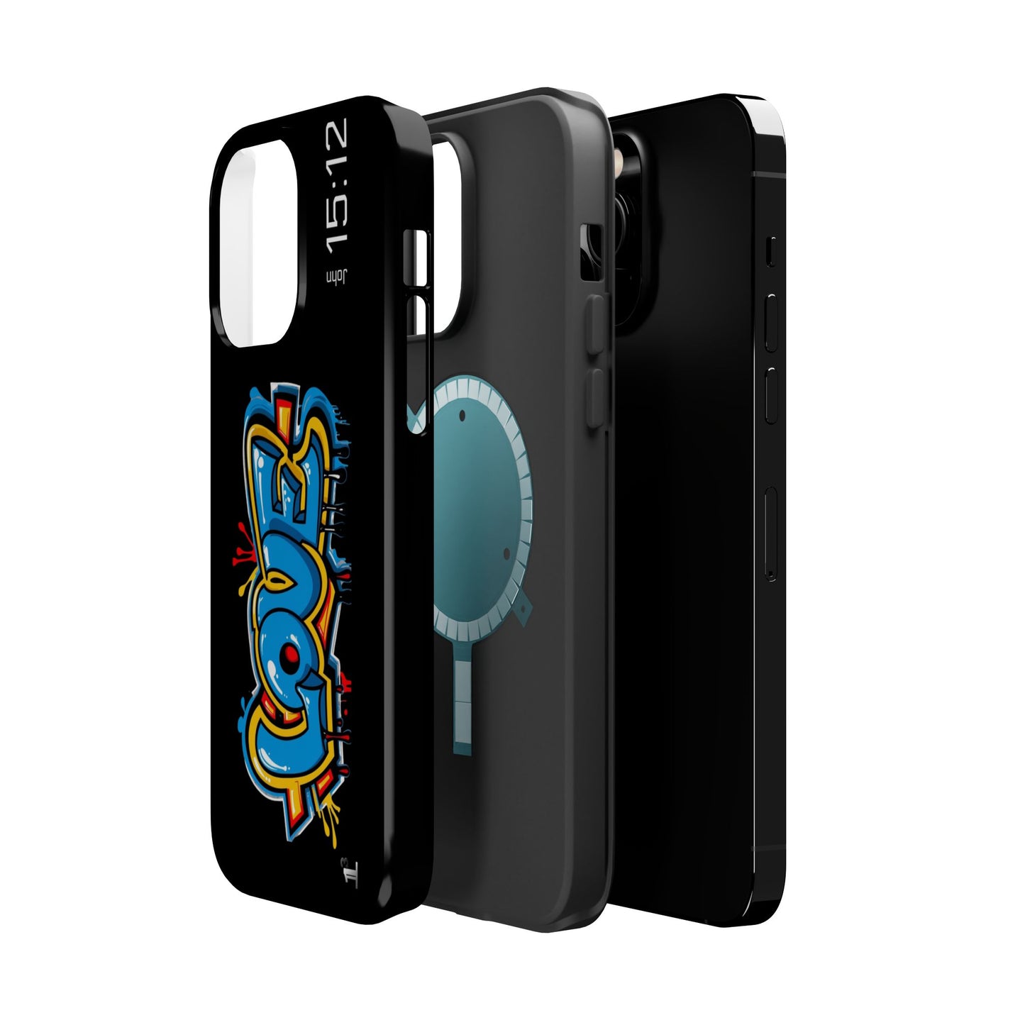 Magnetic Phone Case - Love (Black)