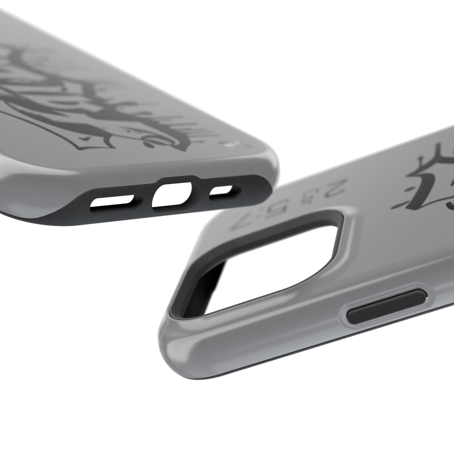 Magnetic Phone Case - Faith (Grey)