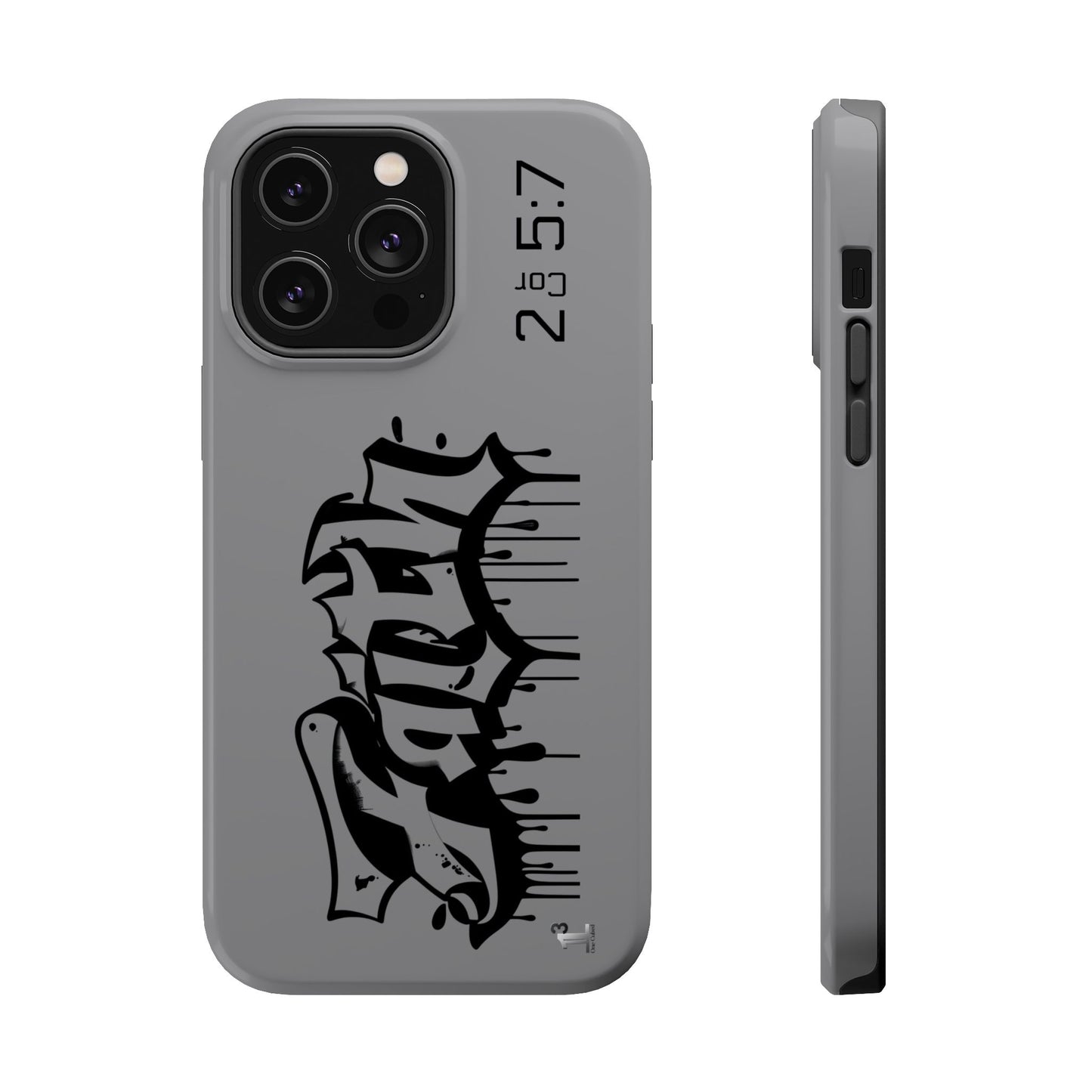 Magnetic Phone Case - Faith (Grey)