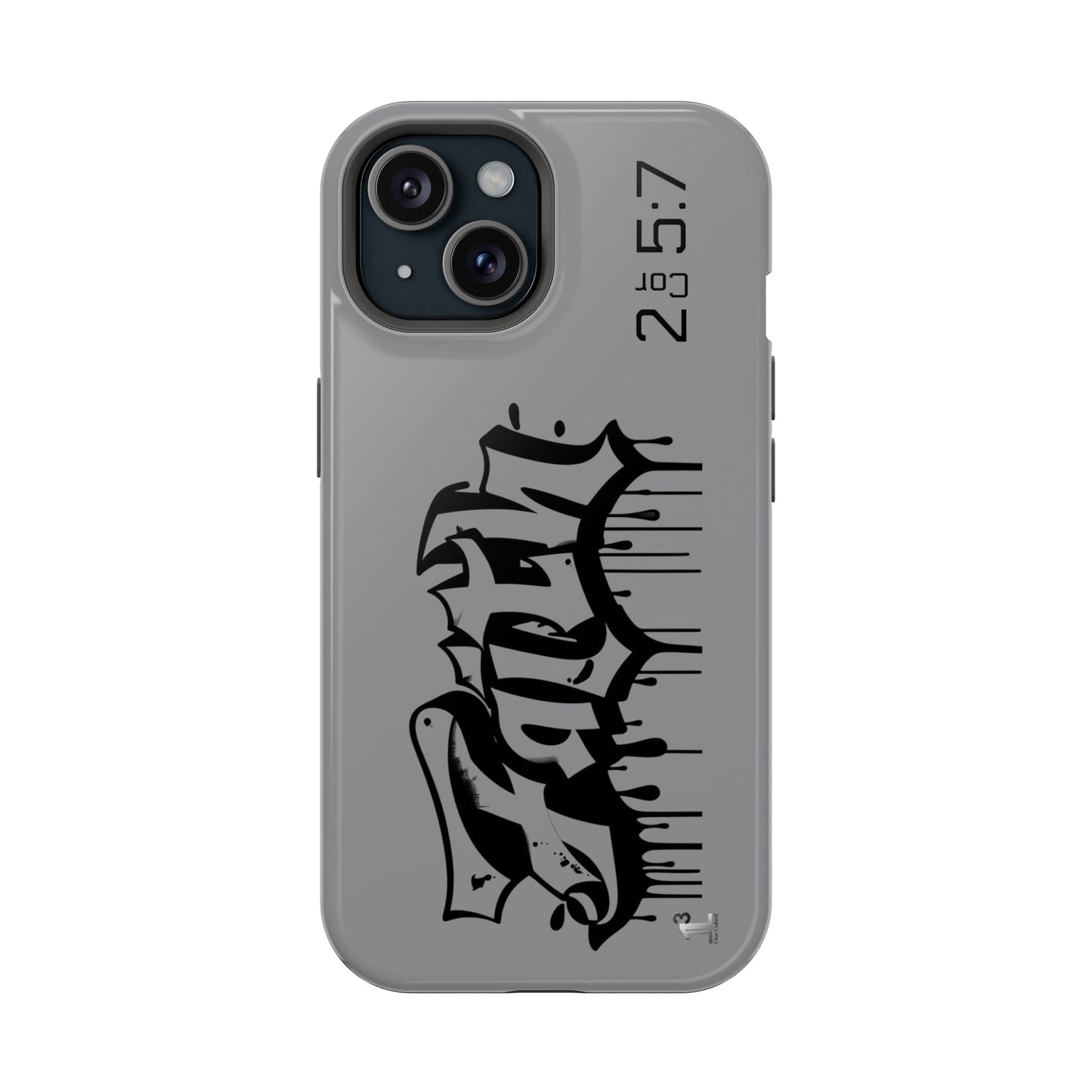 Magnetic Phone Case - Faith (Grey)