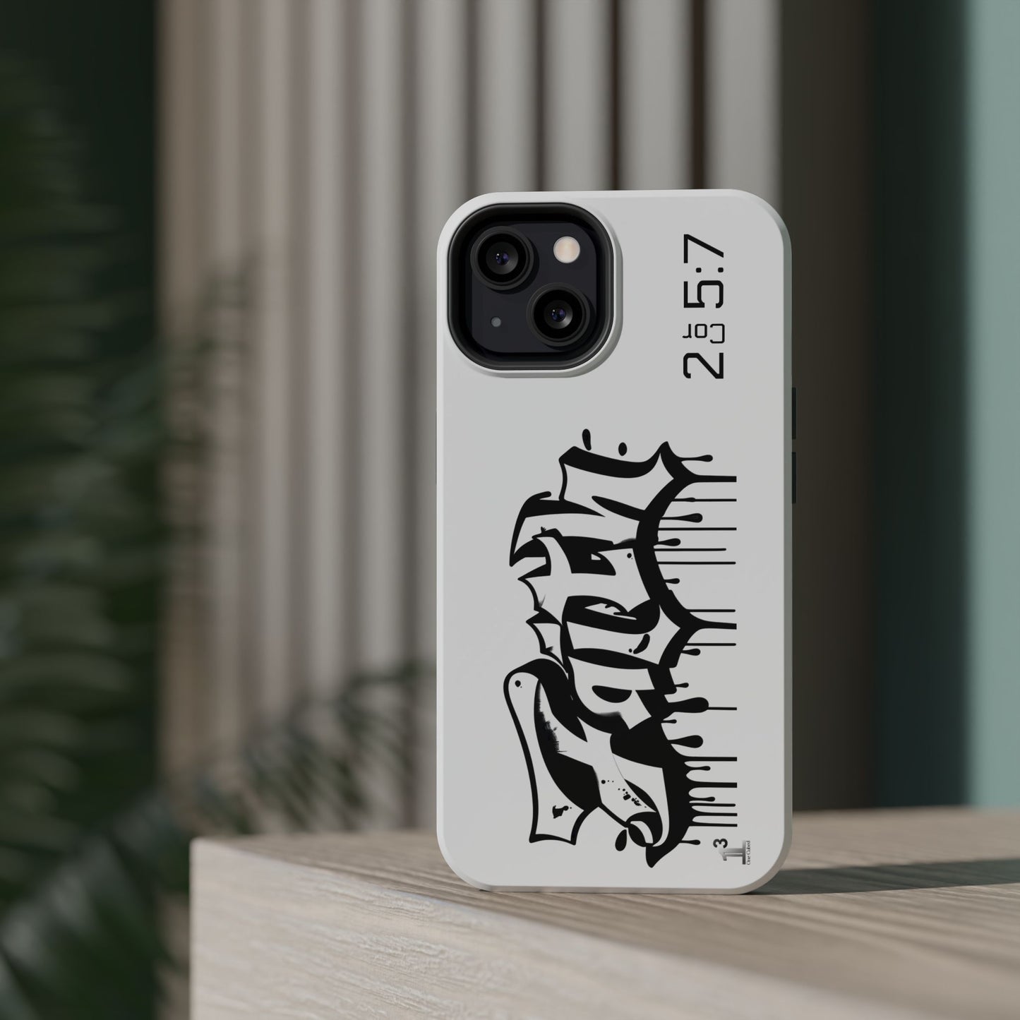 Magnetic Phone Case - Faith (White)