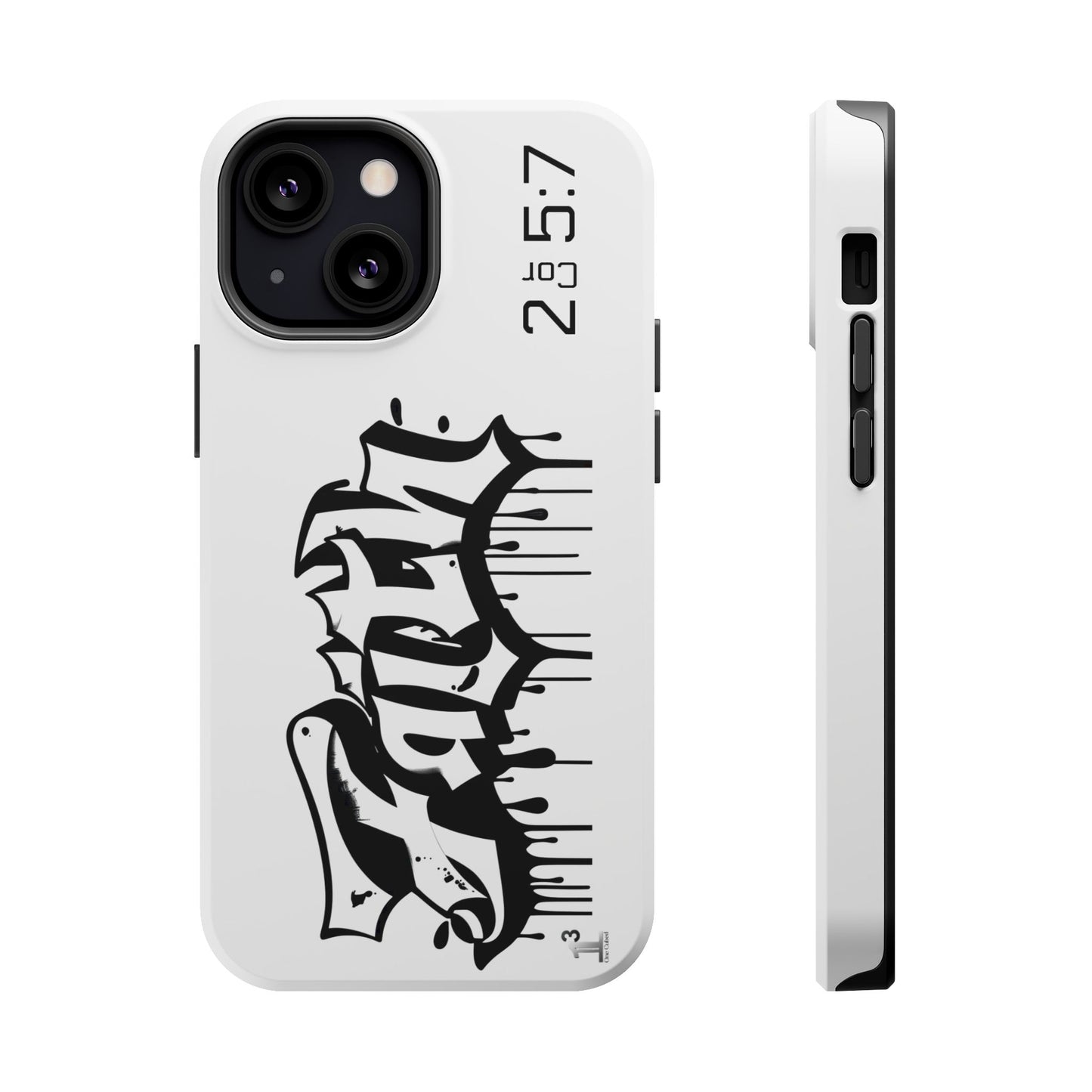 Magnetic Phone Case - Faith (White)