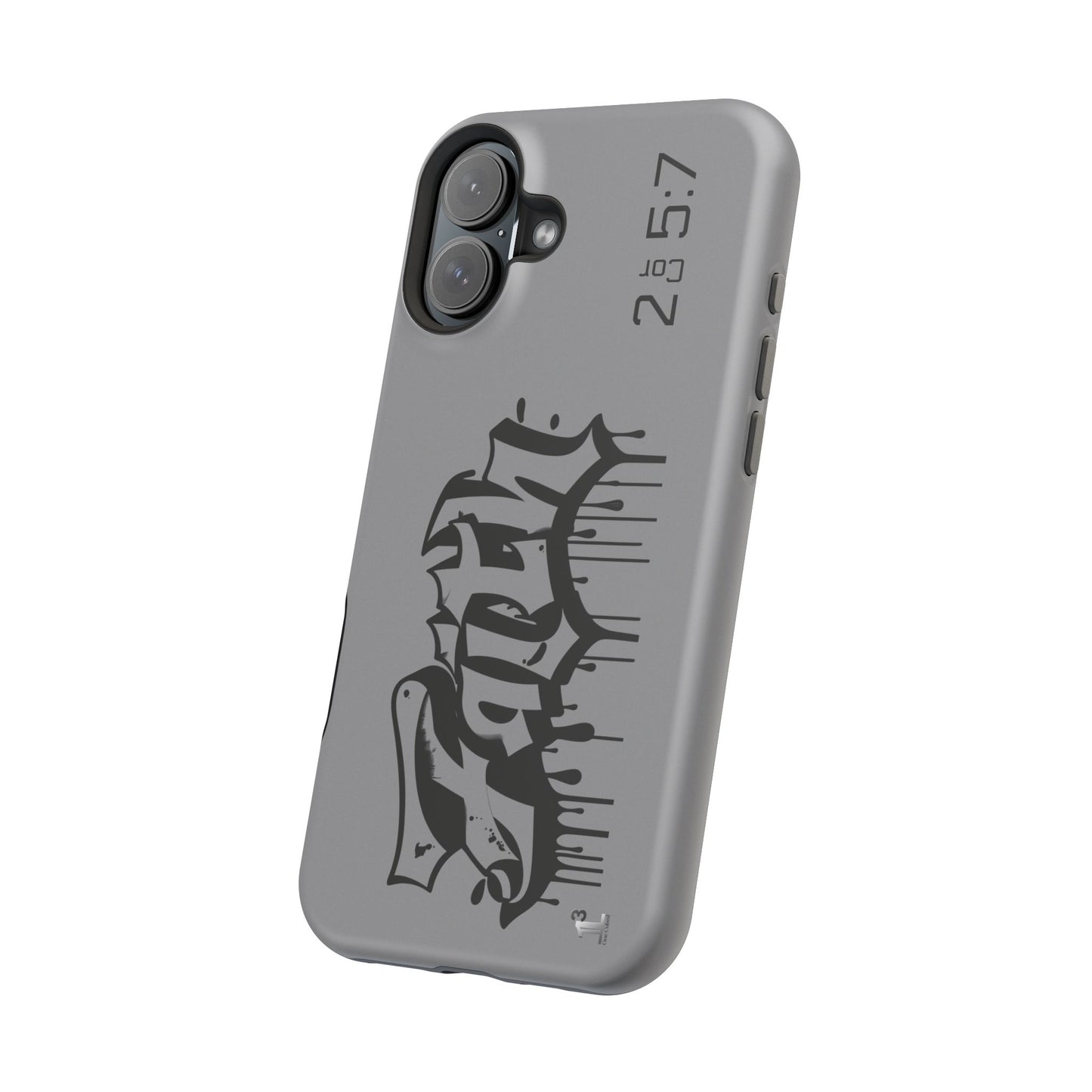 Magnetic Phone Case - Faith (Grey)