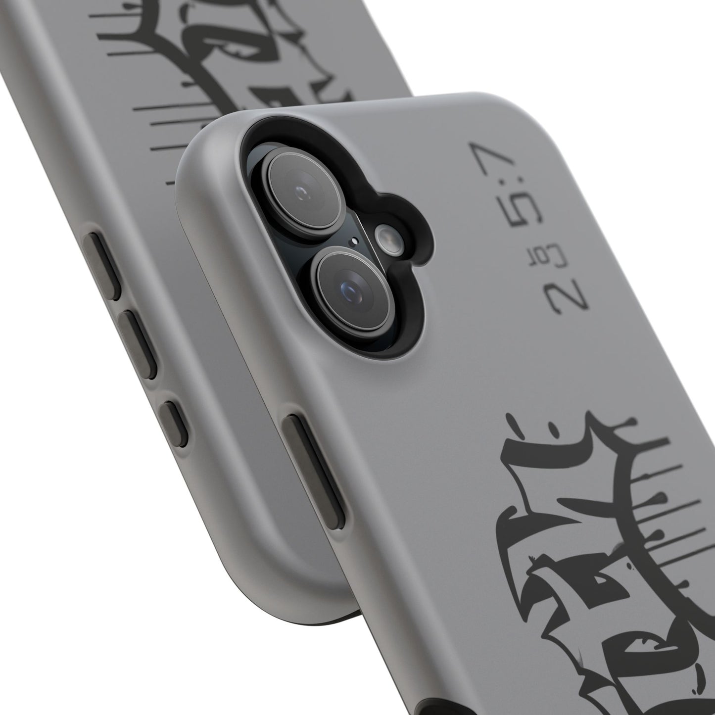 Magnetic Phone Case - Faith (Grey)