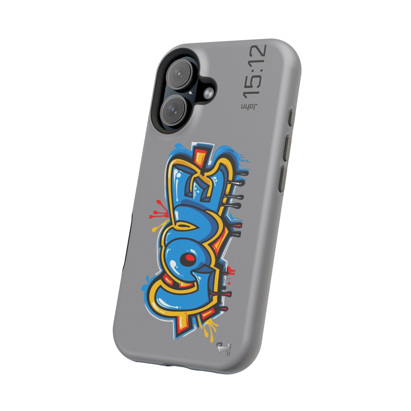 Magnetic Phone Case - Love (Grey)