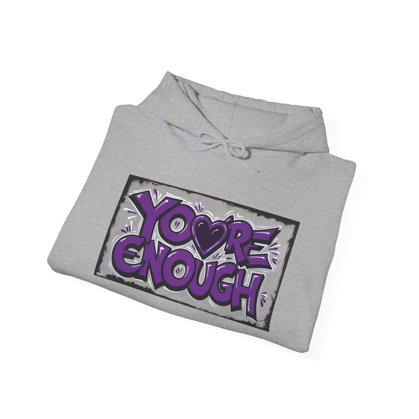 Hooded Sweatshirt You're Enough - Religious Christian Apparel