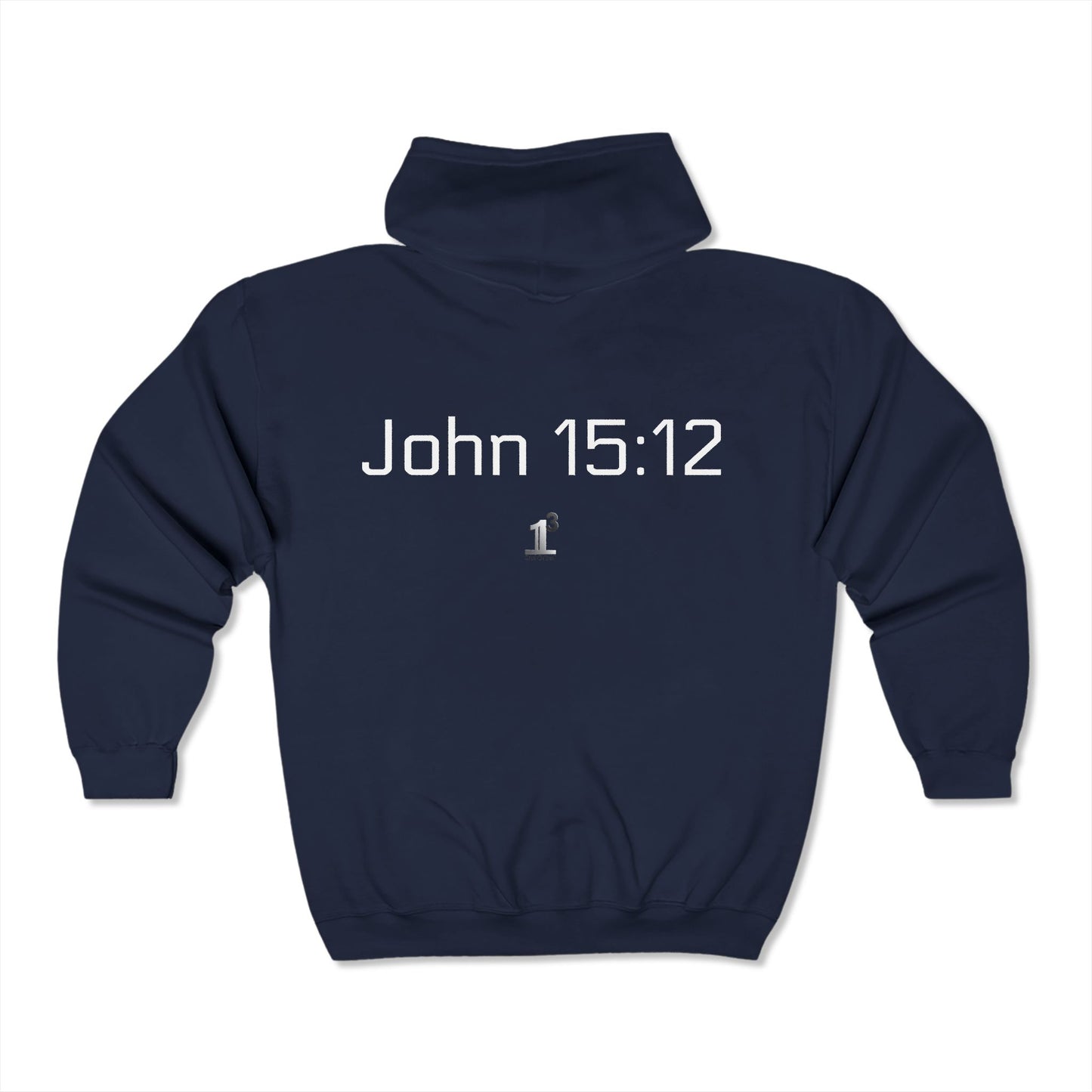 Full Zip Hooded Sweatshirt - Know God's Love - Religious Christian Apparel