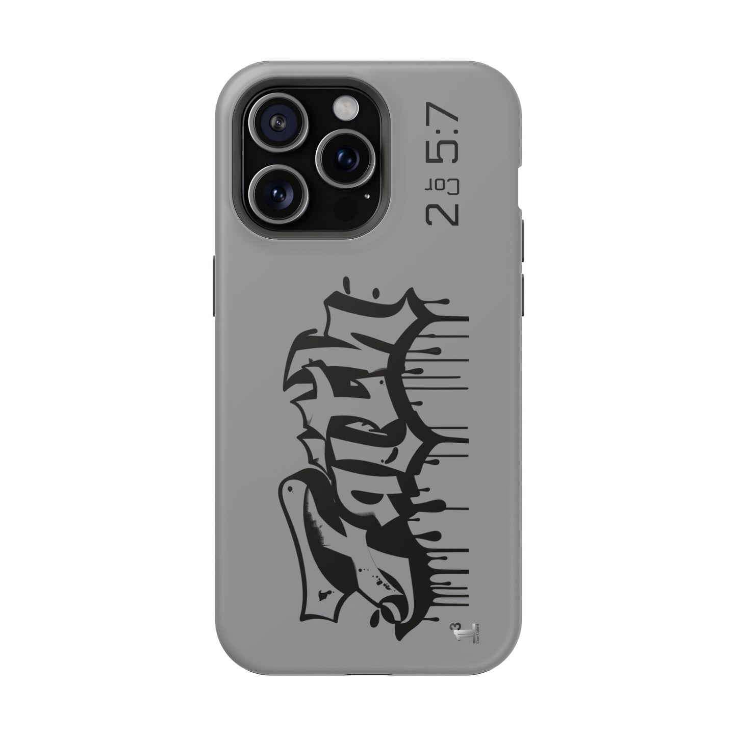 Magnetic Phone Case - Faith (Grey)