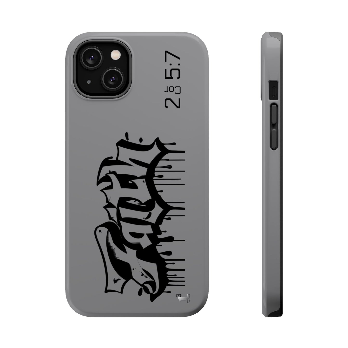 Magnetic Phone Case - Faith (Grey)