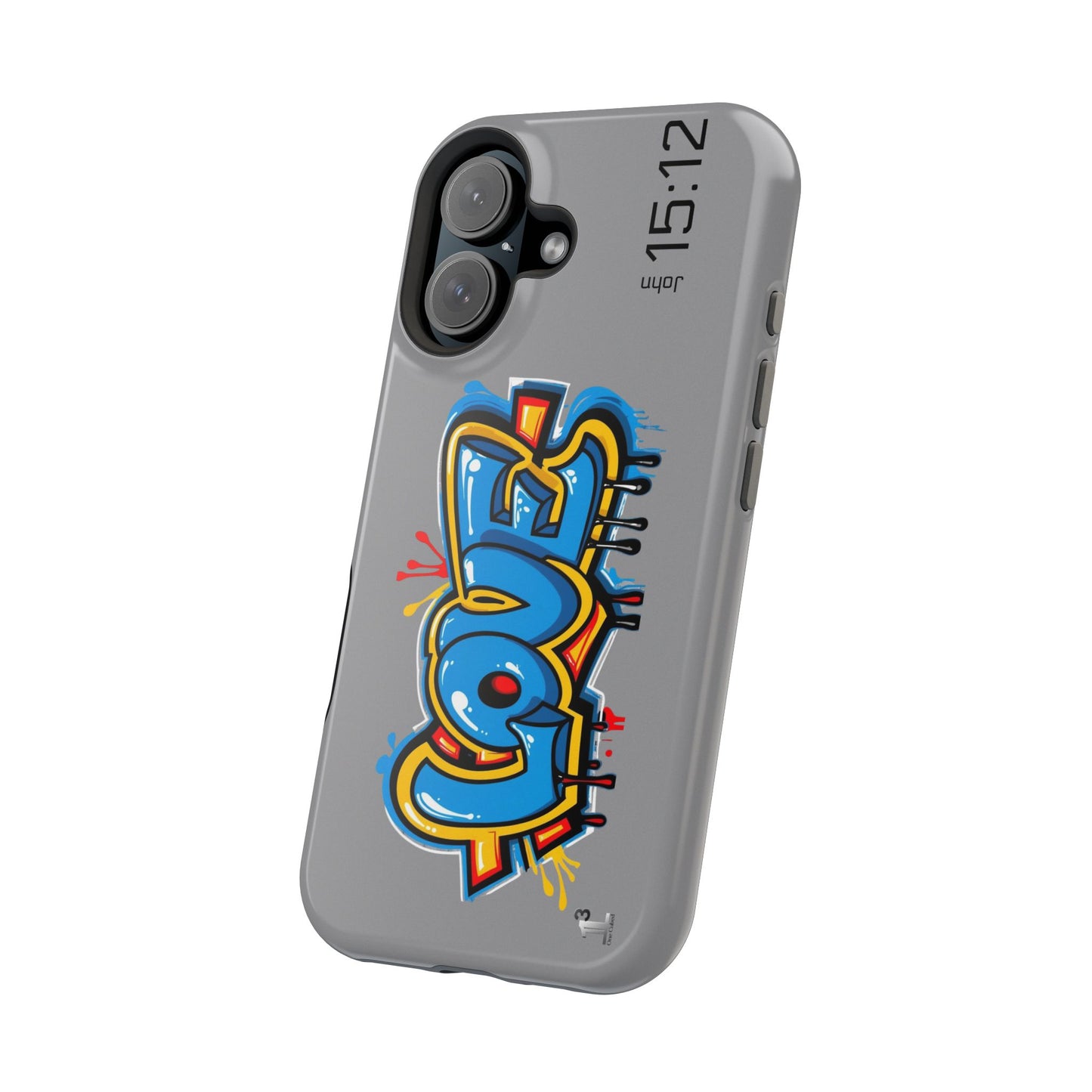 Magnetic Phone Case - Love (Grey)