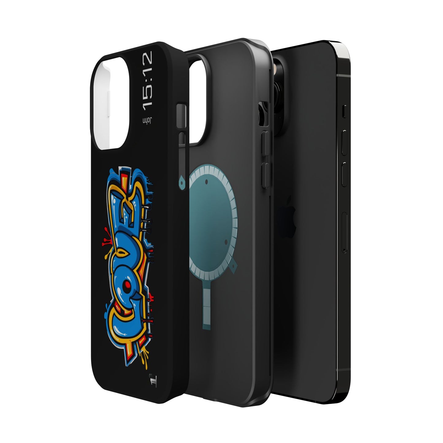 Magnetic Phone Case - Love (Black)