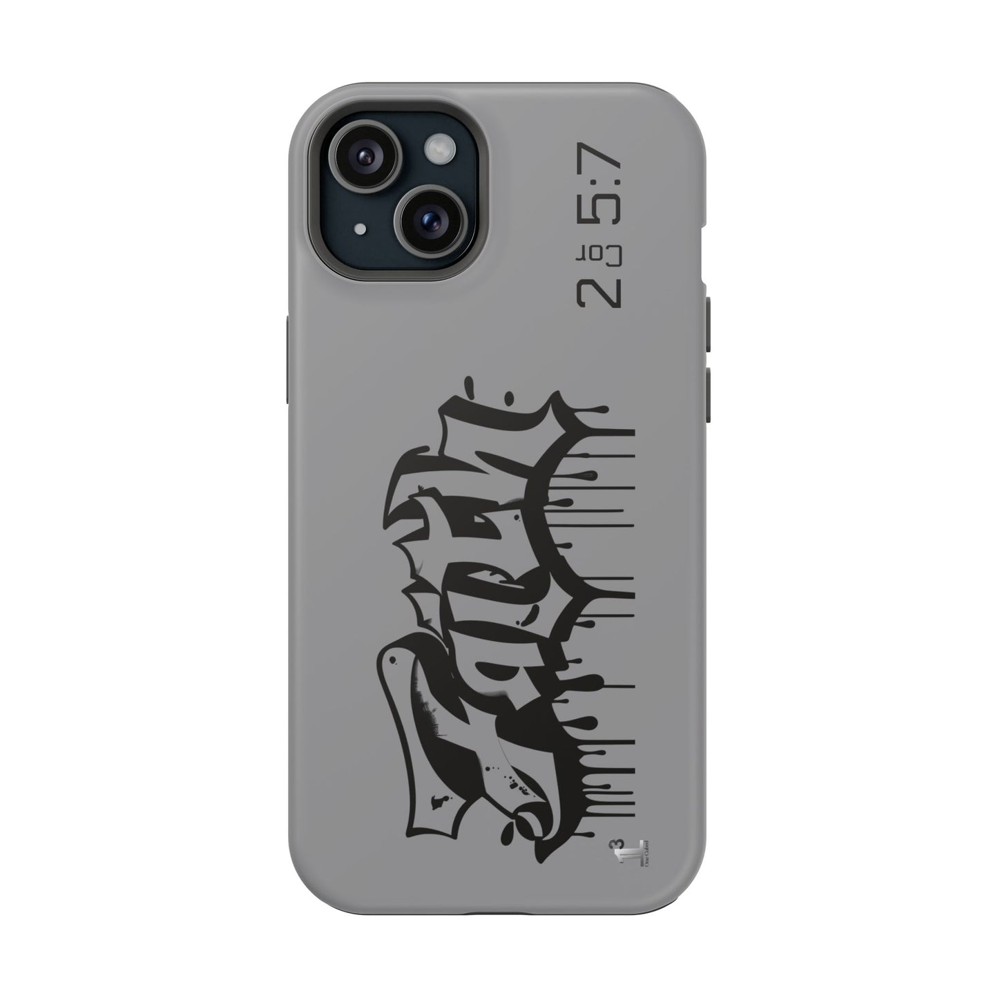 Magnetic Phone Case - Faith (Grey)