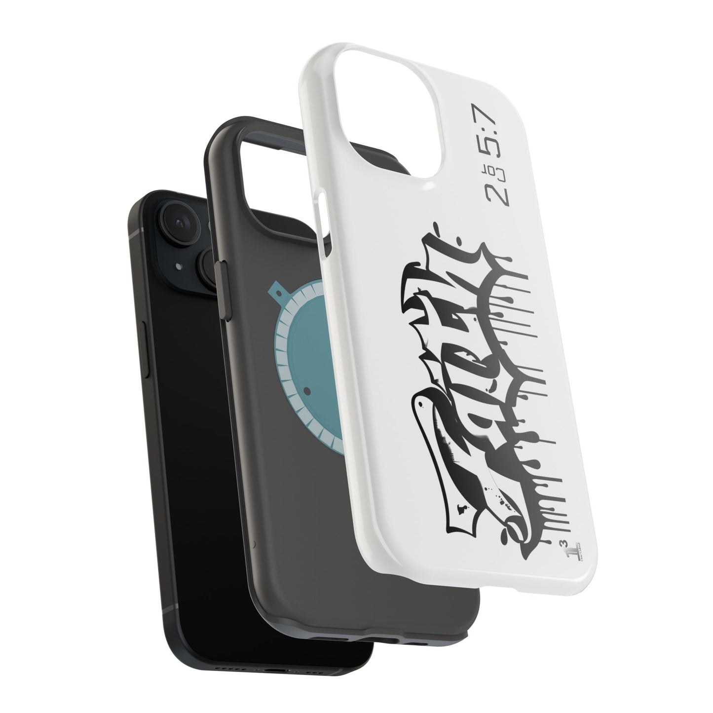 Magnetic Phone Case - Faith (White)