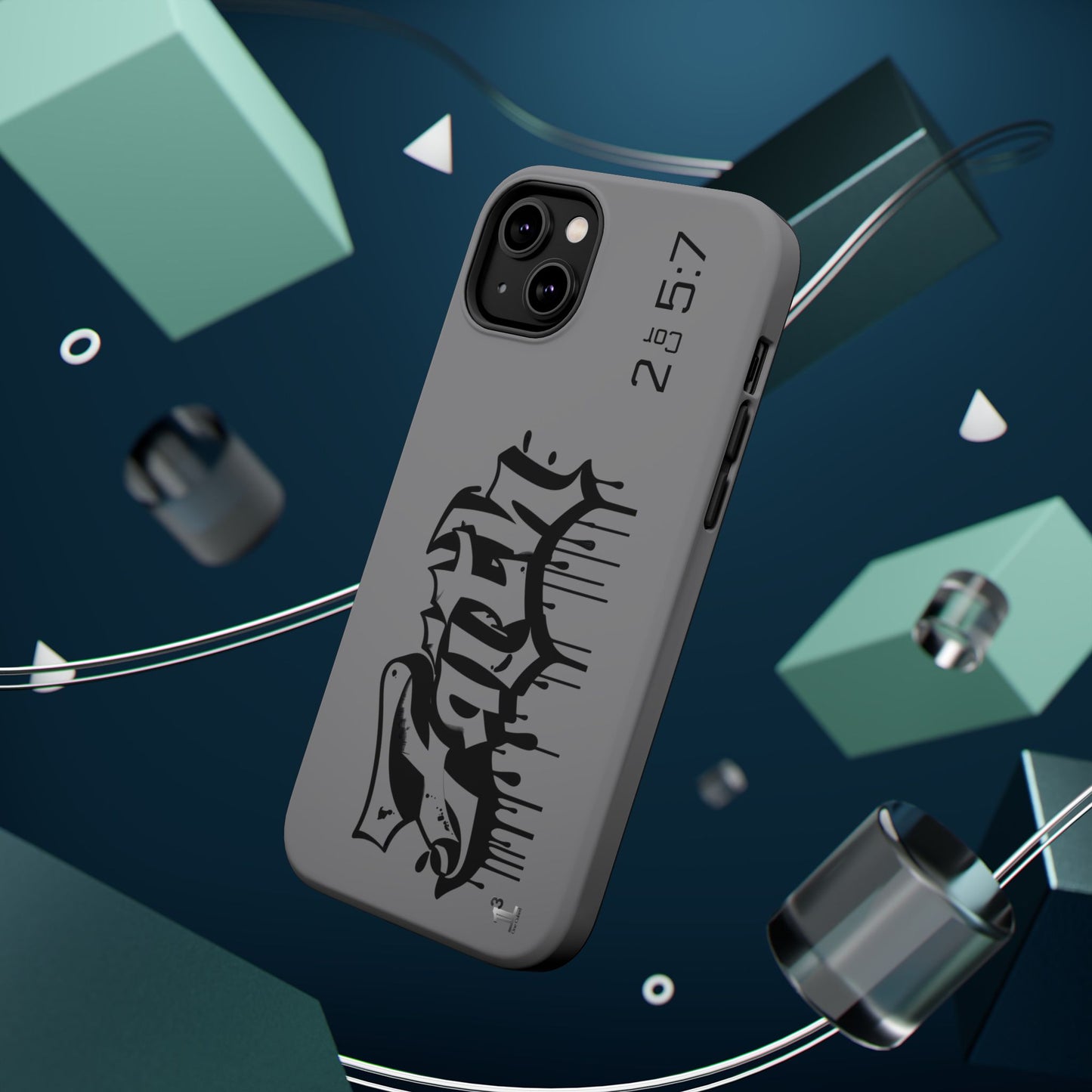 Magnetic Phone Case - Faith (Grey)