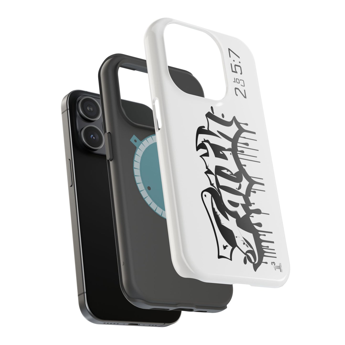 Magnetic Phone Case - Faith (White)