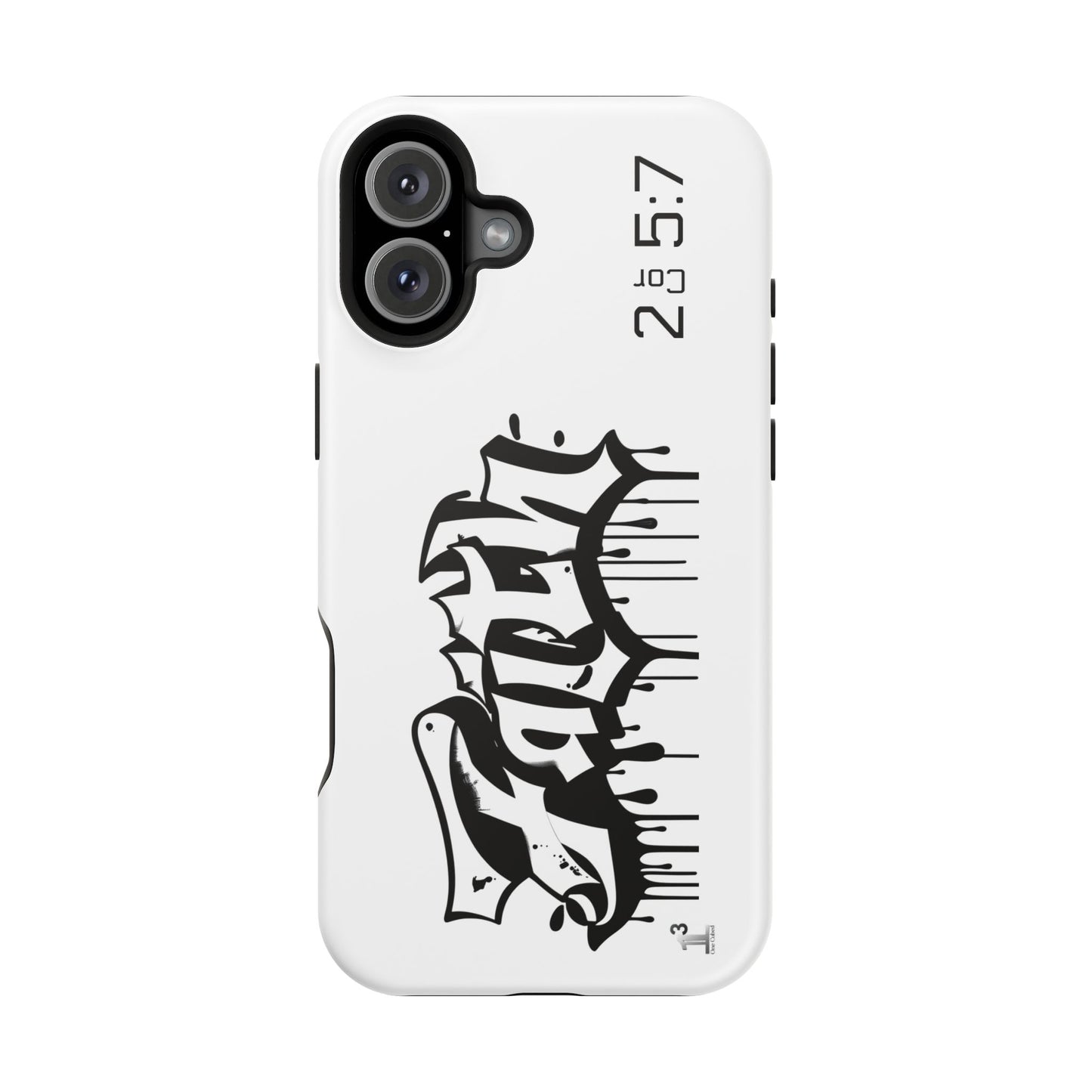 Magnetic Phone Case - Faith (White)