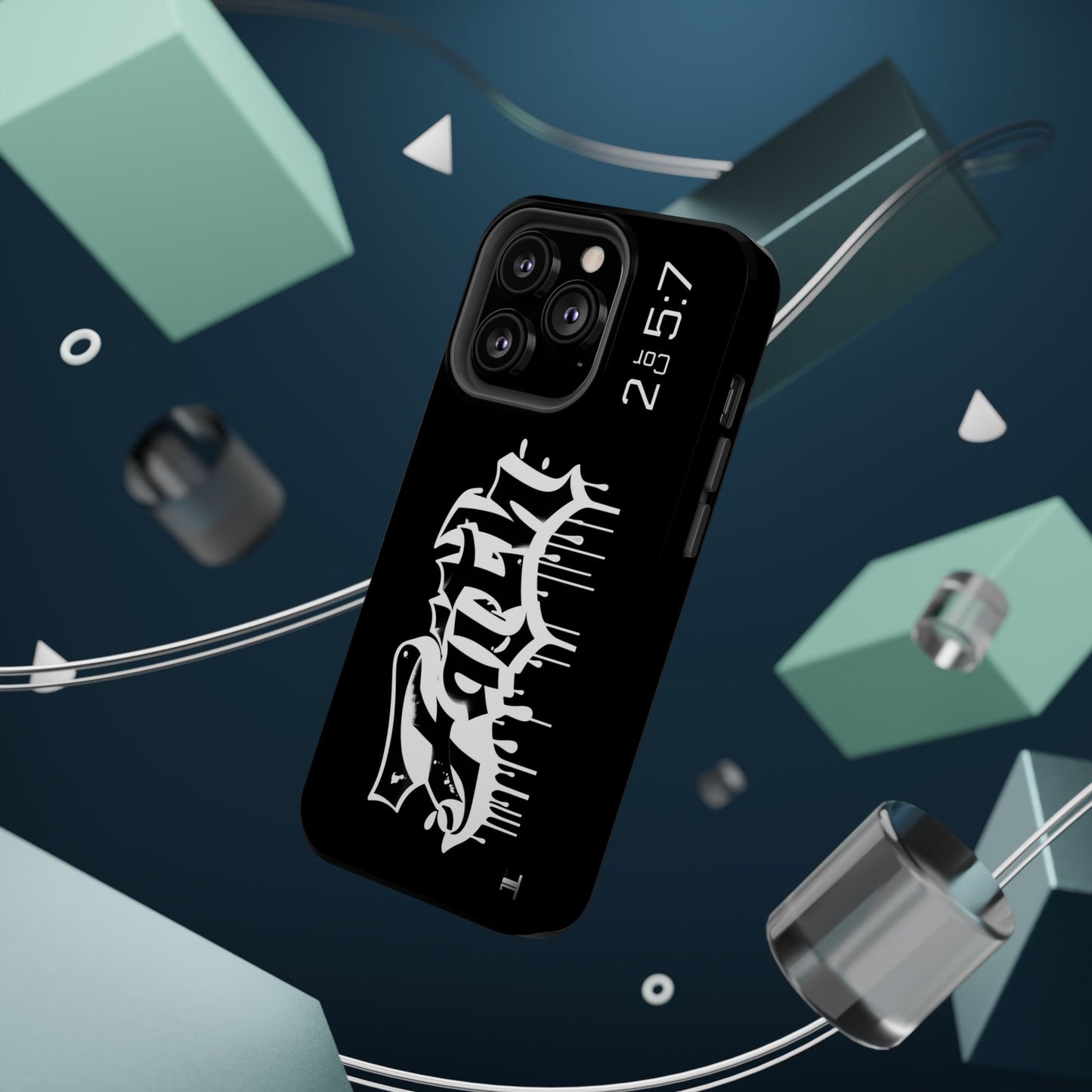 Magnetic Phone Case - Faith (Black)