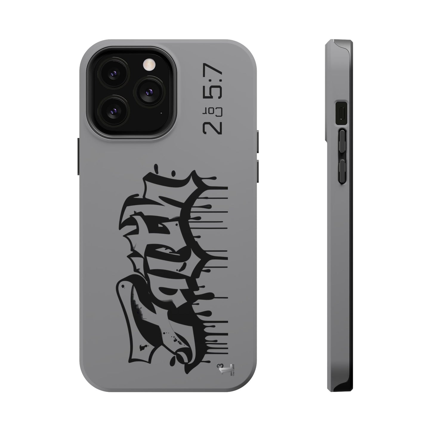 Magnetic Phone Case - Faith (Grey)