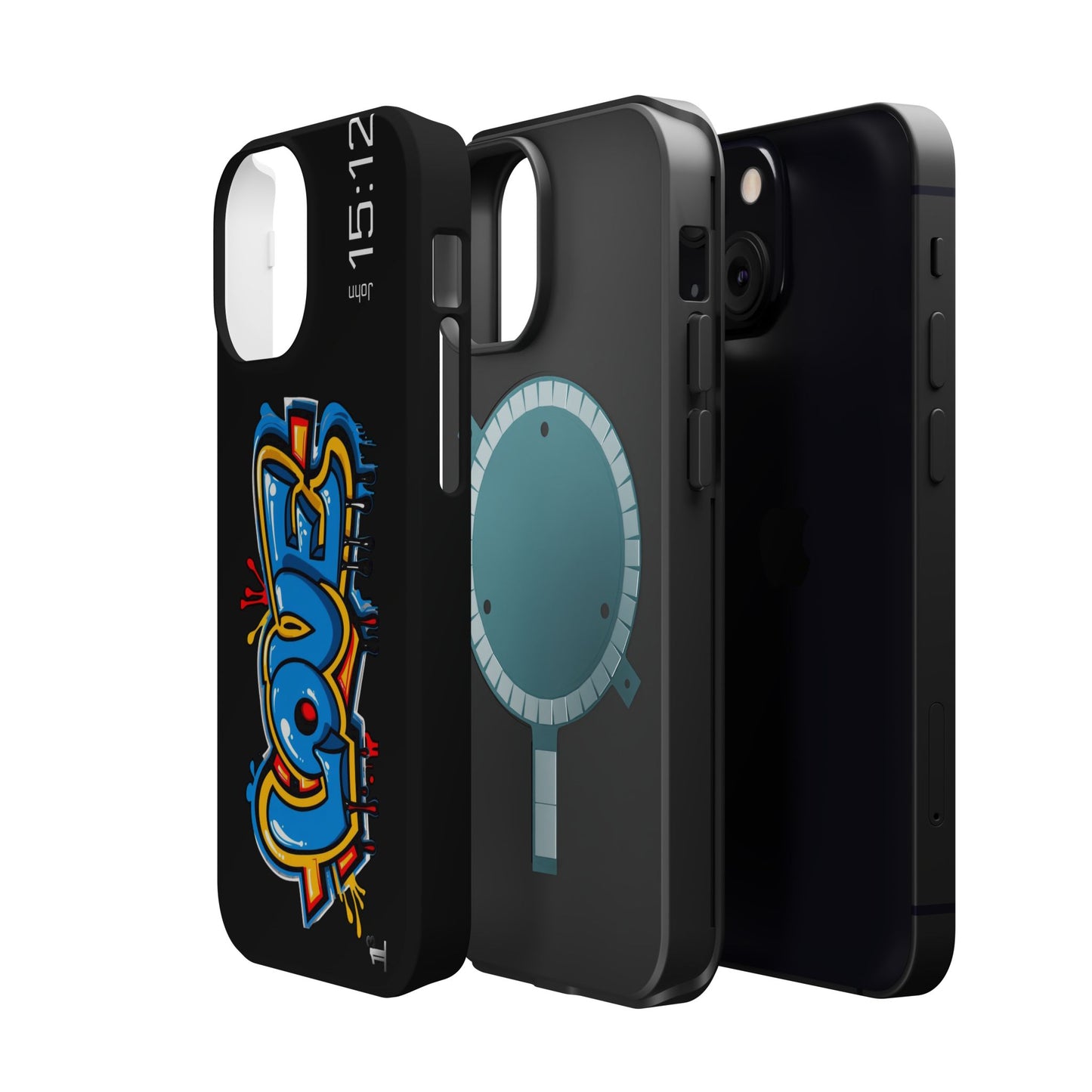 Magnetic Phone Case - Love (Black)