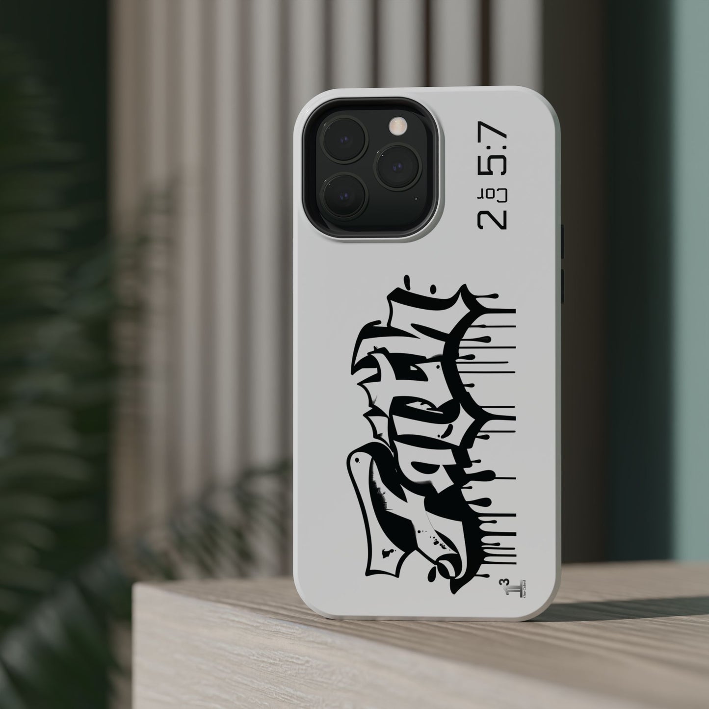 Magnetic Phone Case - Faith (White)