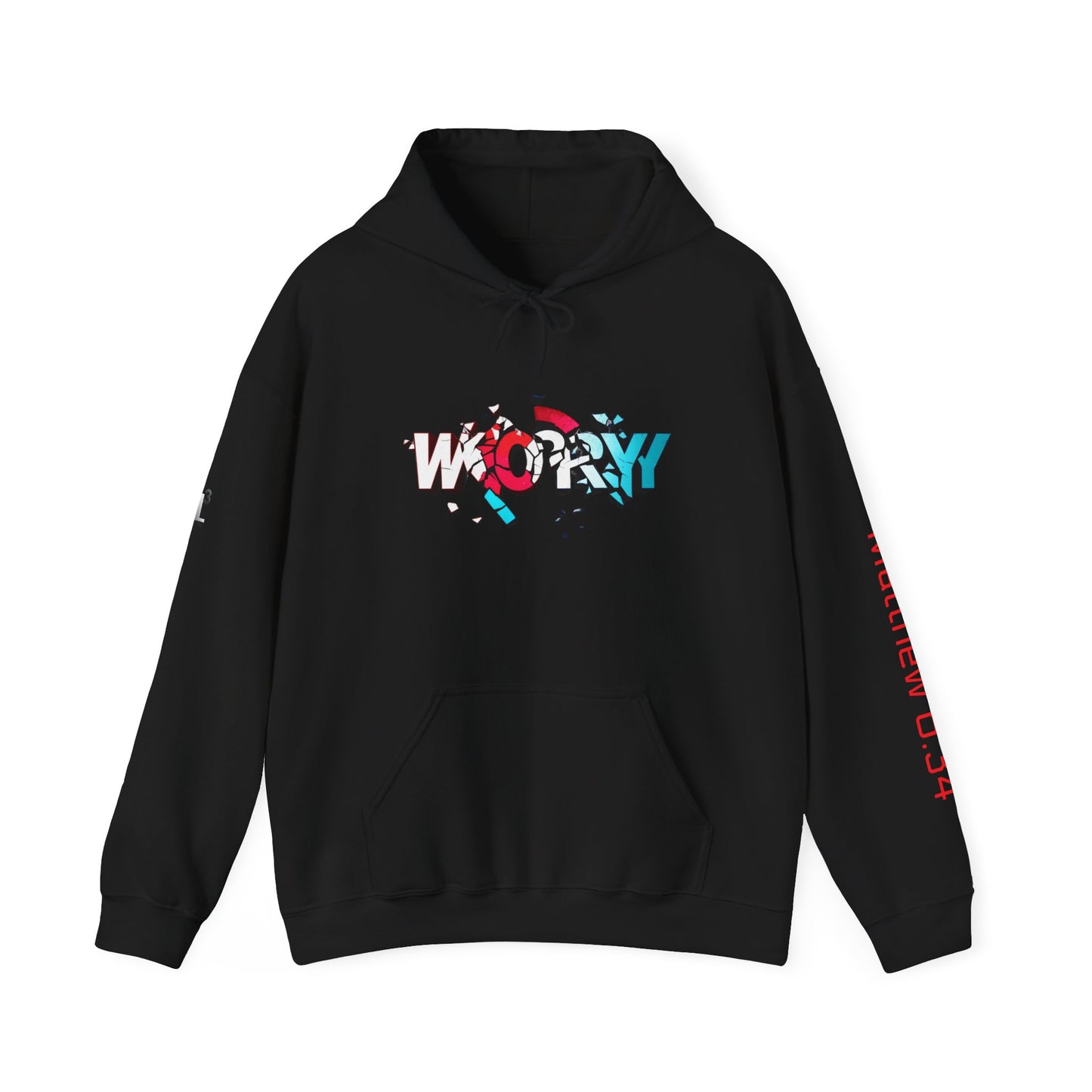 Hooded Sweatshirt - Break Away From Worry - Religious Christian Apparel