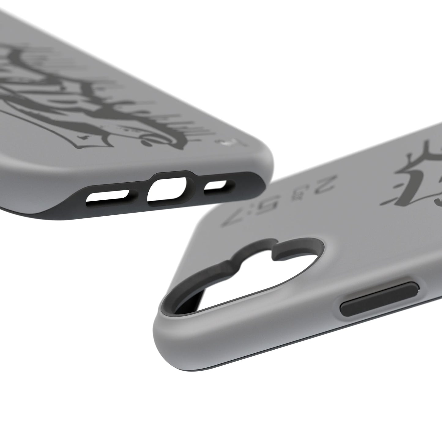 Magnetic Phone Case - Faith (Grey)