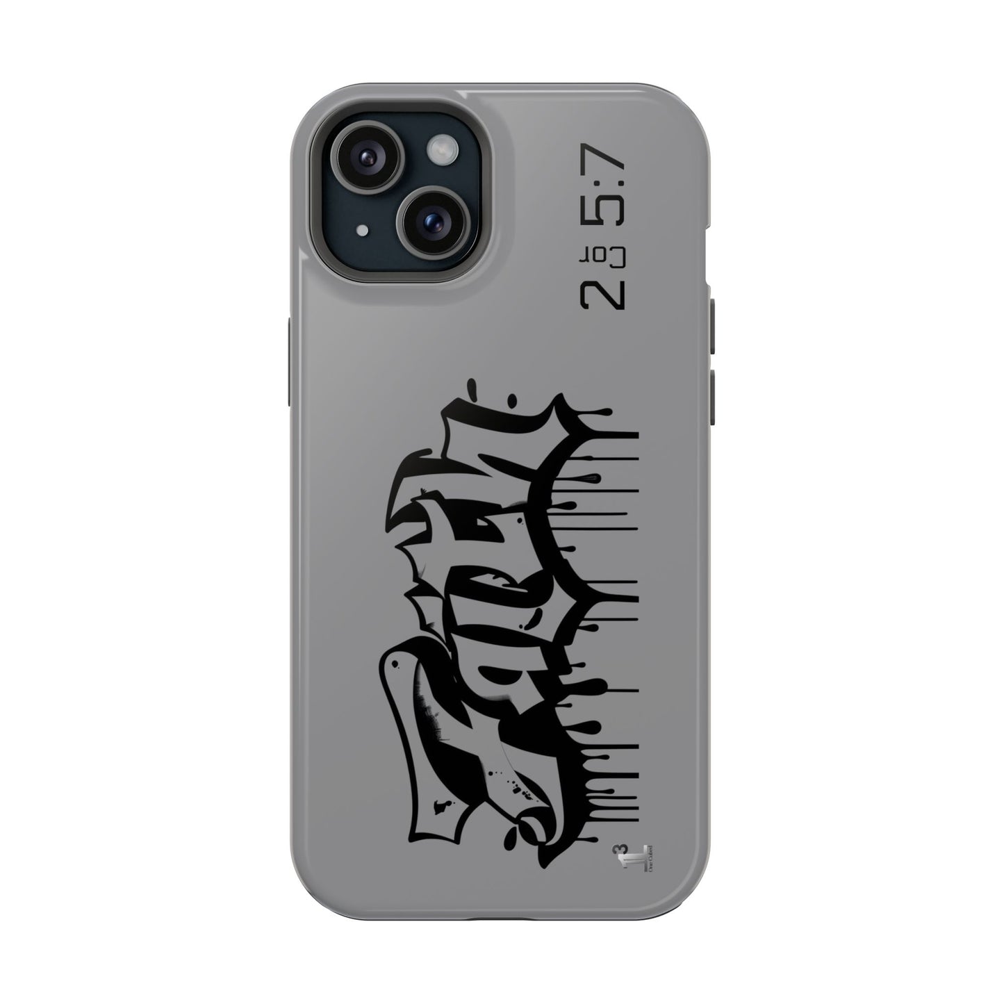 Magnetic Phone Case - Faith (Grey)