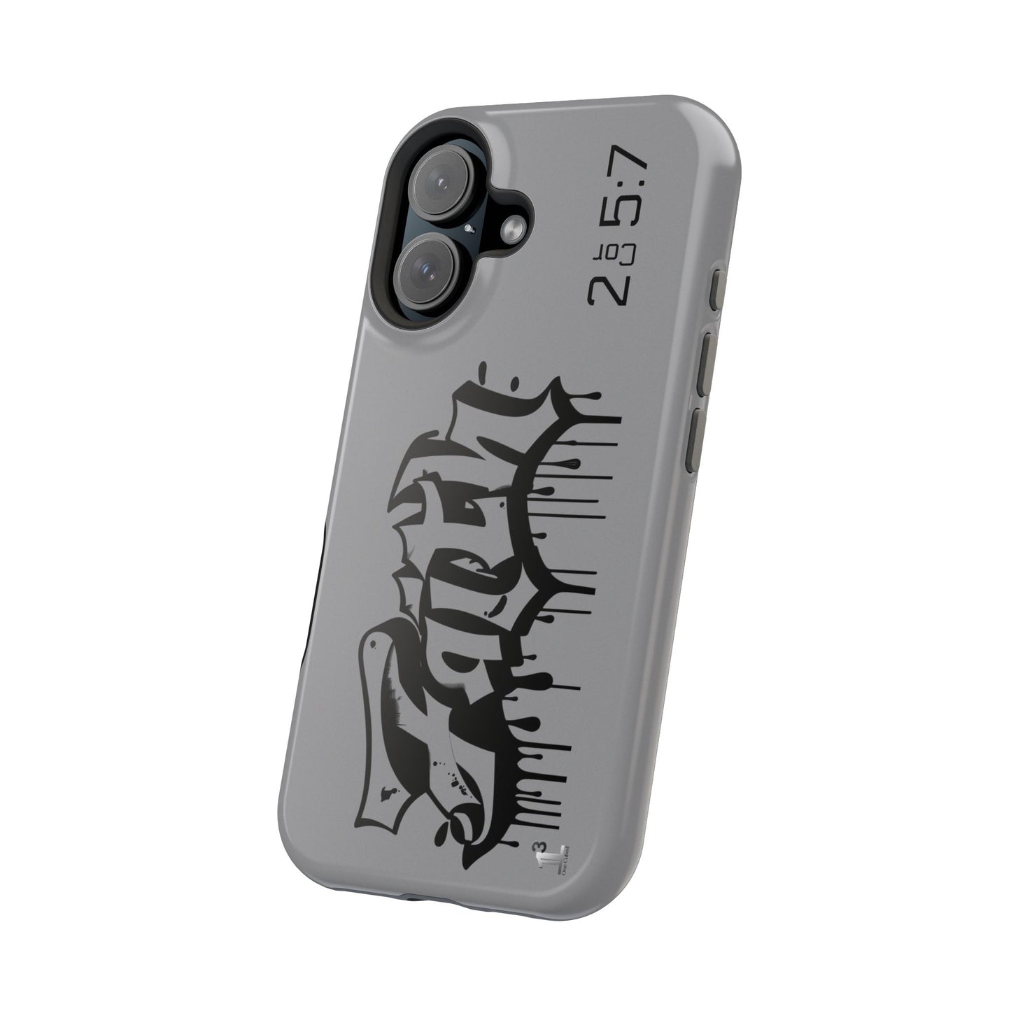 Magnetic Phone Case - Faith (Grey)