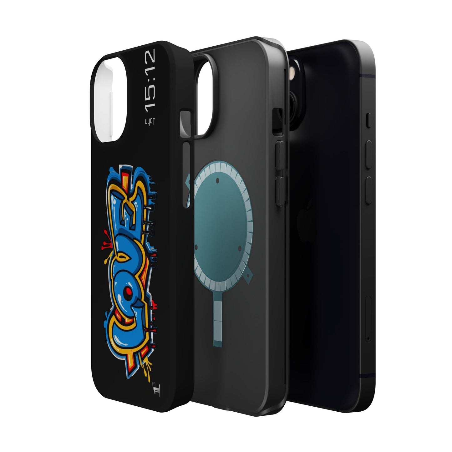 Magnetic Phone Case - Love (Black)