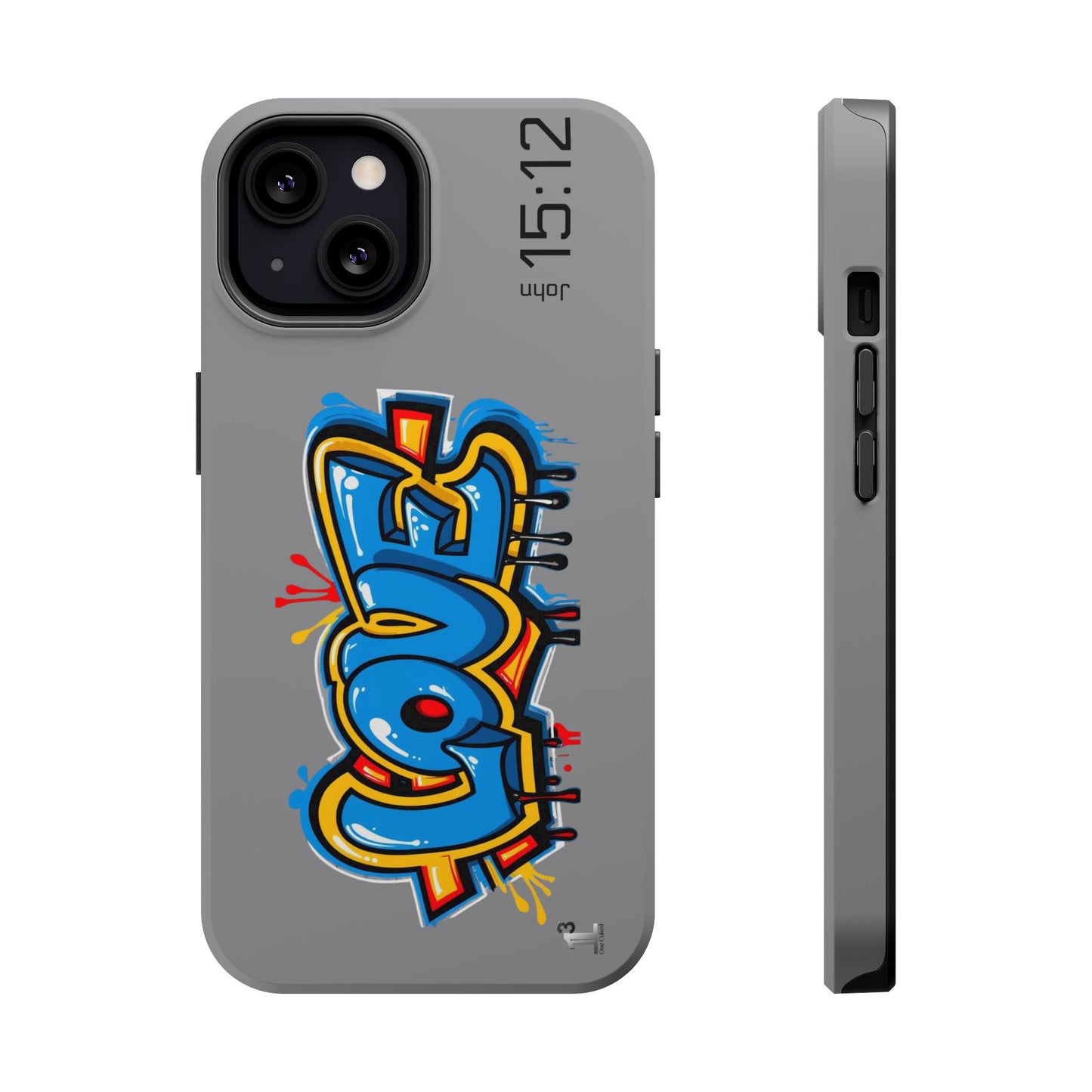 Magnetic Phone Case - Love (Grey)