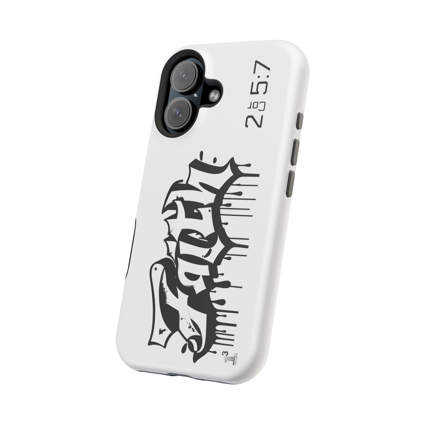 Magnetic Phone Case - Faith (White)