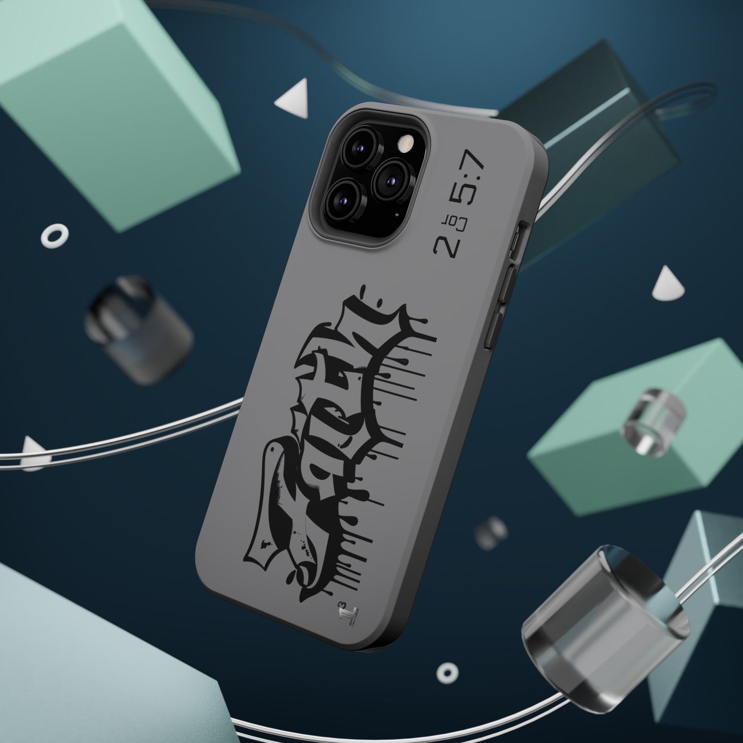 Magnetic Phone Case - Faith (Grey)