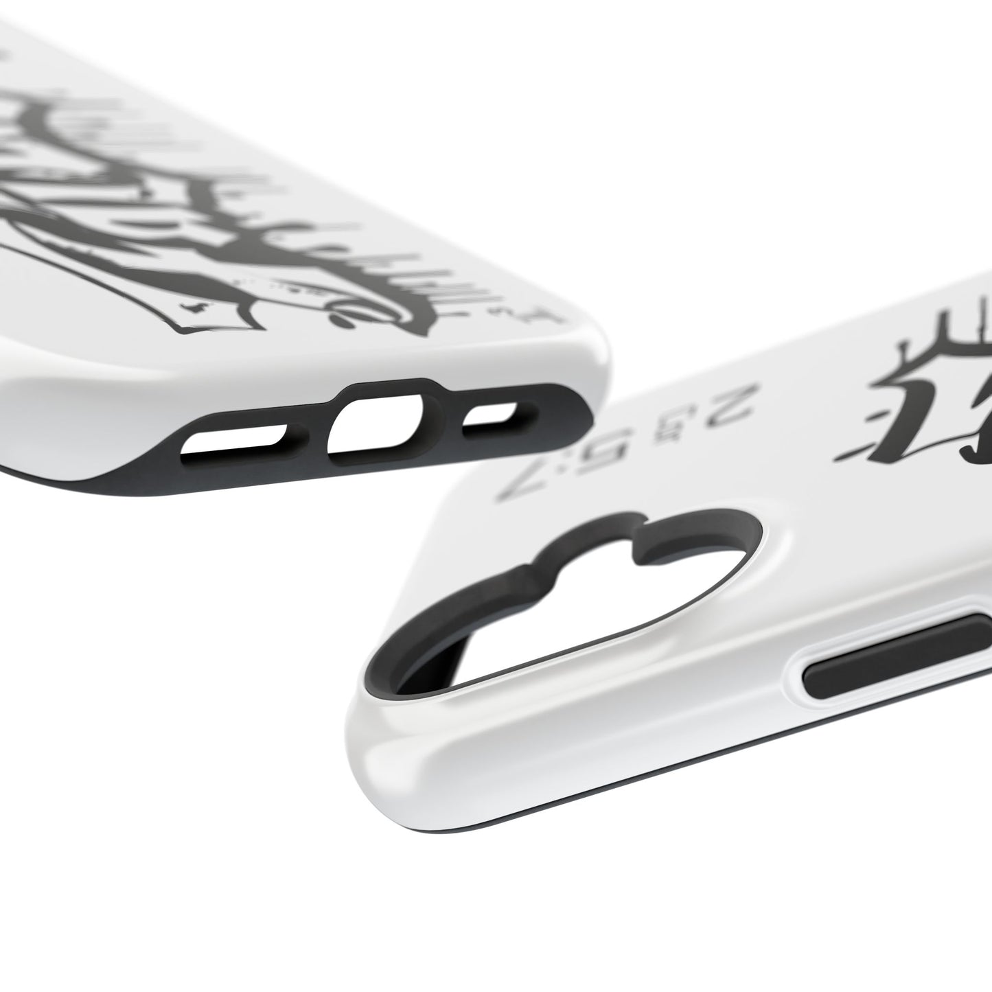 Magnetic Phone Case - Faith (White)