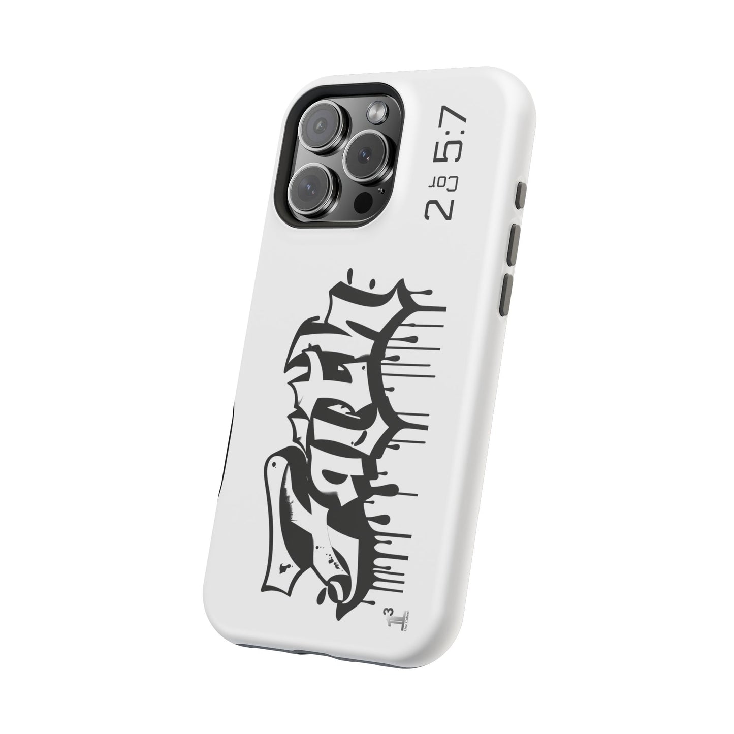 Magnetic Phone Case - Faith (White)