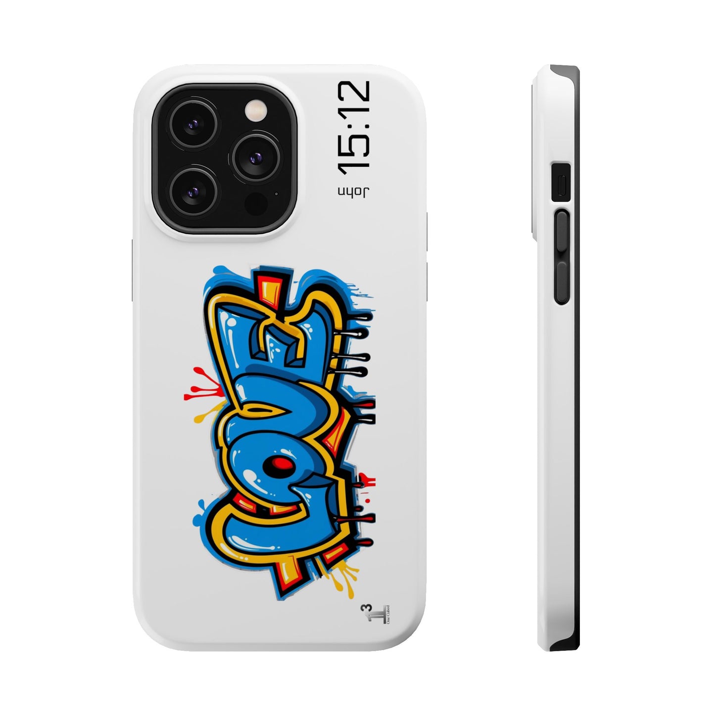 Magnetic Phone Case - Love (White)