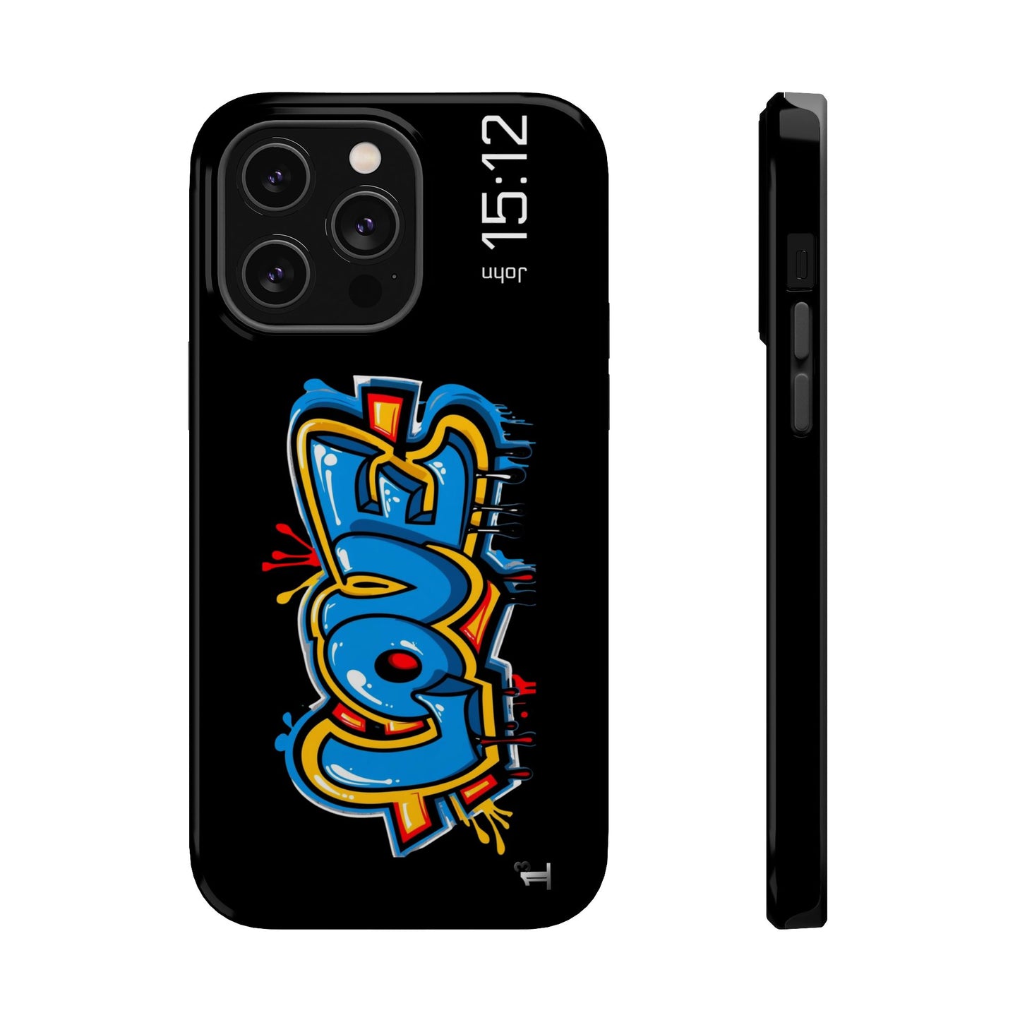 Magnetic Phone Case - Love (Black)