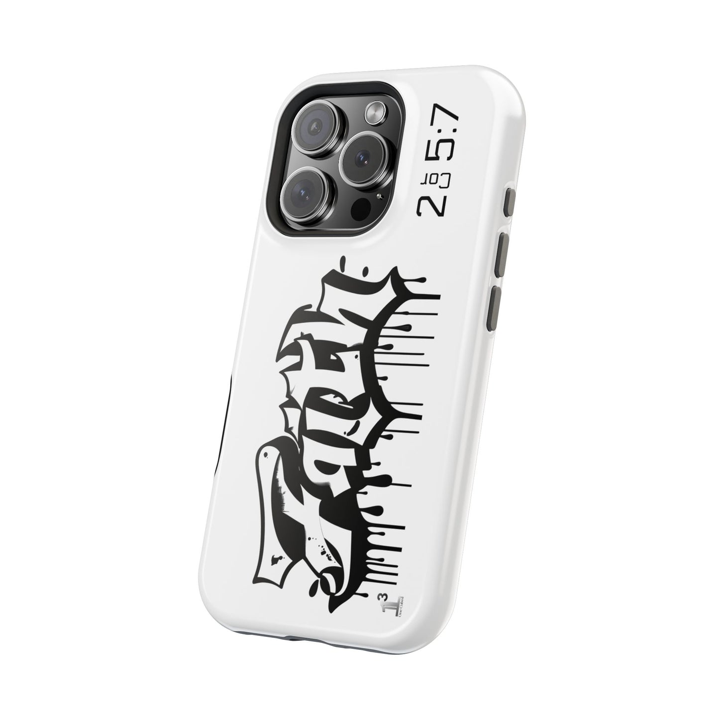 Magnetic Phone Case - Faith (White)