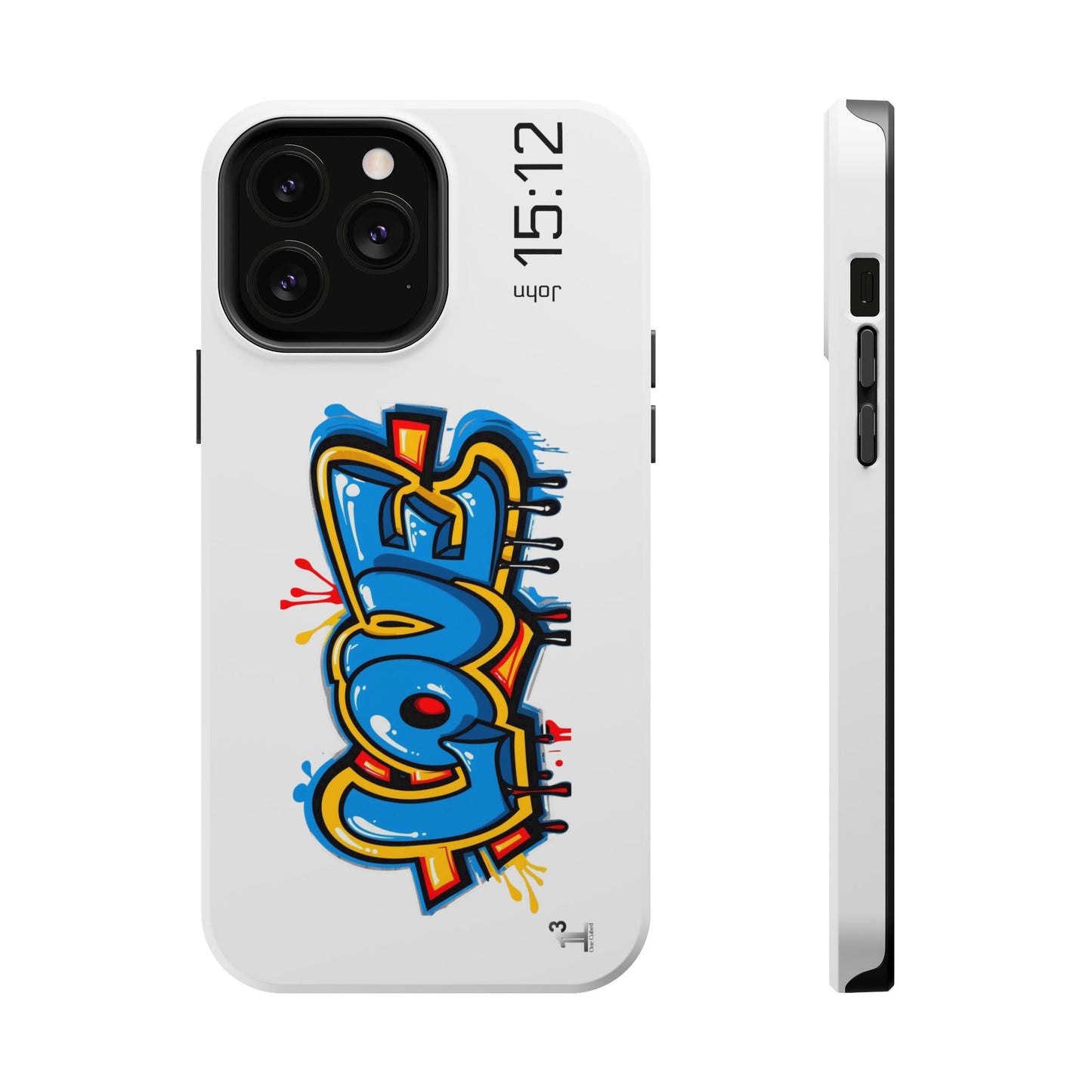 Magnetic Phone Case - Love (White)