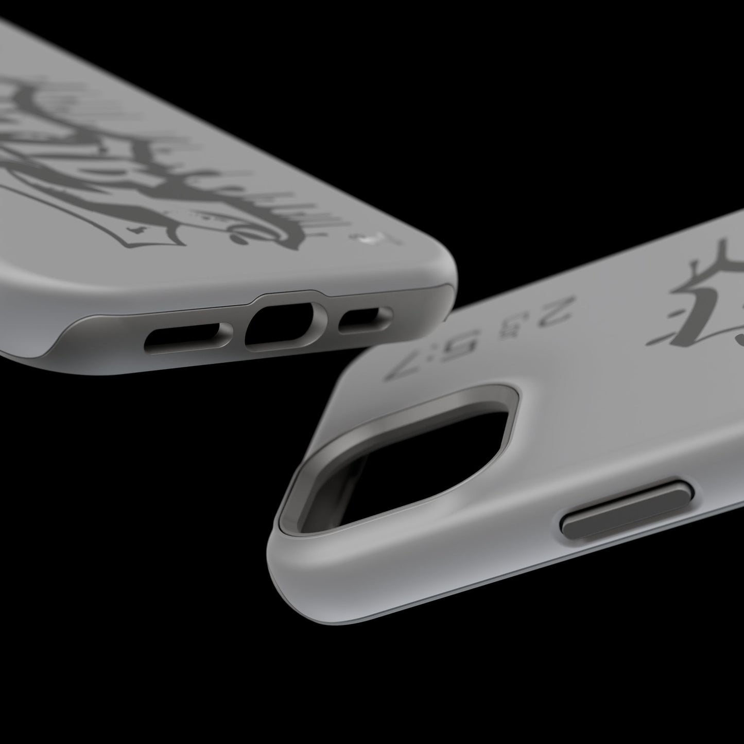 Magnetic Phone Case - Faith (Grey)