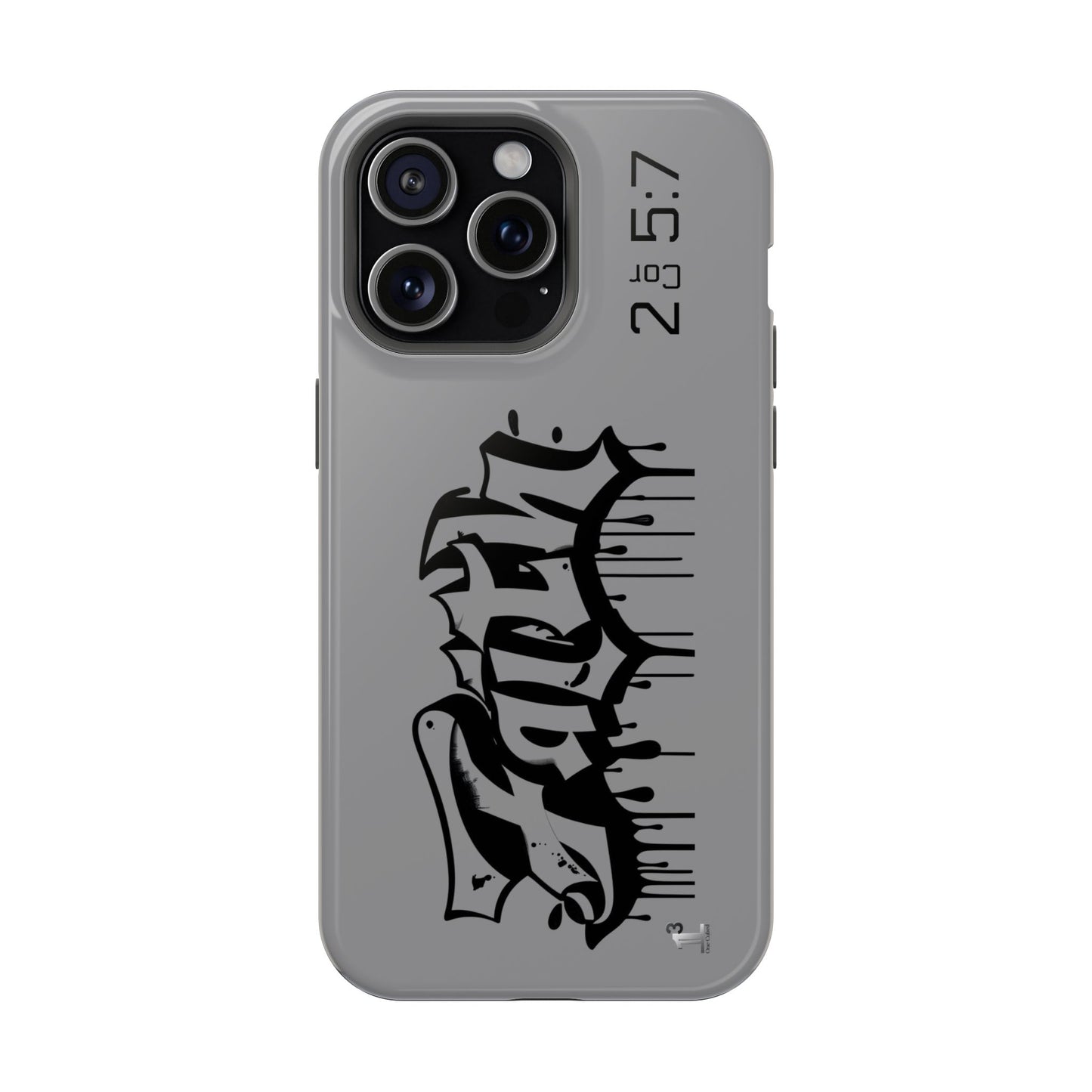 Magnetic Phone Case - Faith (Grey)